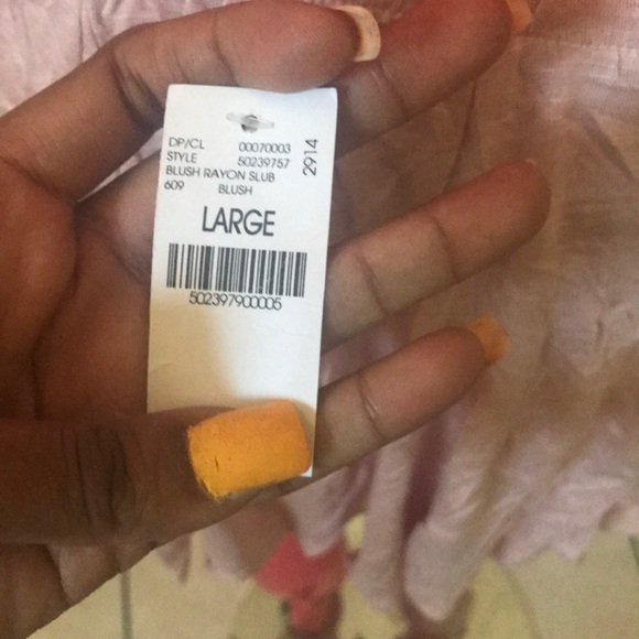 New !! Blush rayon  skater skirt - Picture 4 of 5